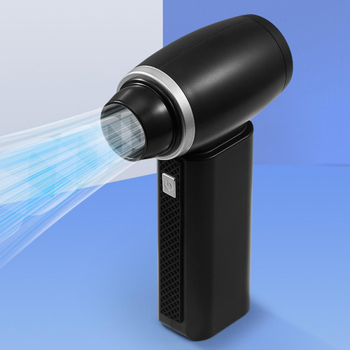 Ventilador De Mano, Secador De Cabello, Soplador Negro