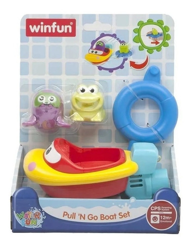 Set Bote Con Animalitos Winfun Didactico