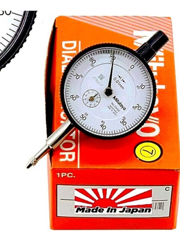 Reloj Comparador De Caratula 10mm / 0.01mm Original Japón