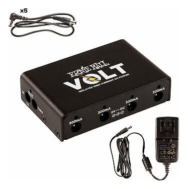 Ernie Ball Volt Pedalboard Power Supply Complete Kit P06 Aad