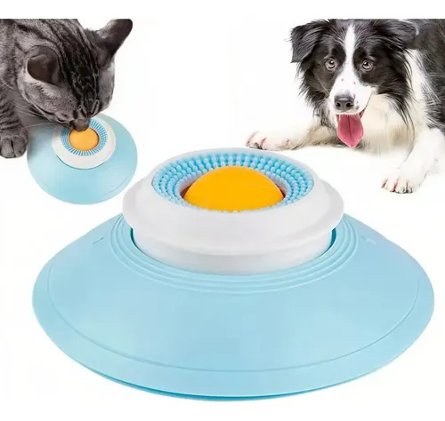 Comedouro Lento Interativo Para Cachorro E Gato