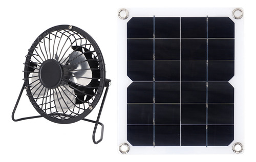 Panel Solar De 10w Con Ventilador De Refrigeración Panel Sol