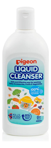 Limpiador Líquido Para Biberon 450ml Pigeon 5 En 1