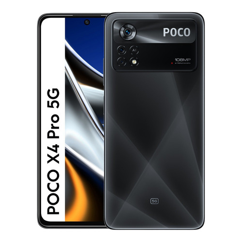 Imagen 1 de 1 de Xiaomi Pocophone Poco X4 Pro 5G Dual SIM 128 GB laser black 6 GB RAM