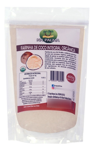 Farinha De Coco Orgânica Napalma 400grs Integral