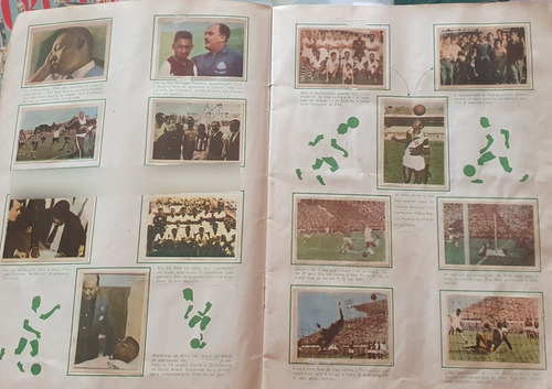 Album De Figurinhas Instantaneos De Pelé 1965 Completo (Usado)