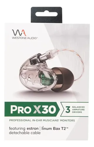 Fones De Ouvido Westone Audio Pro X30 Iem - Iso De Ruído Com