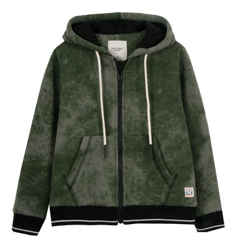 Campera Niño Wanama Truc Lee Friza Algodon