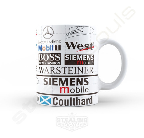 Taza De Porcelana Fierrera - David Coulthard #02 | Formula 1