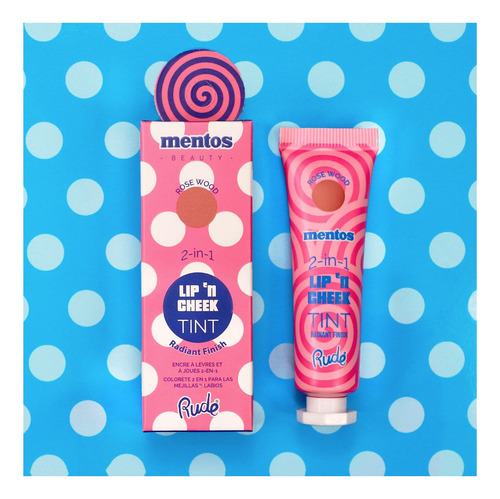 Tinta 2 En 1: Labial Y Rubor Mentos X Rude Cosmetics