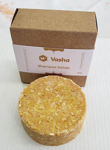 Shampoo Sólido Vasha Cosméticos
