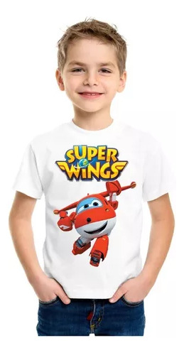 Remera Super Wings Personalizada Serie  Aviones8 Unisex