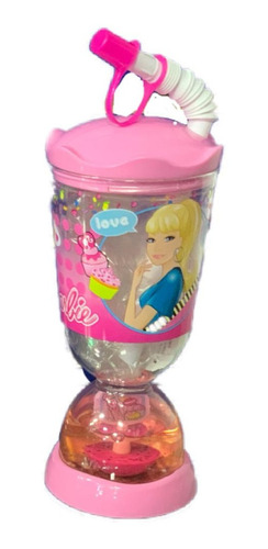 Vaso Tipo Copa Transparentes 300 Ml Barbie