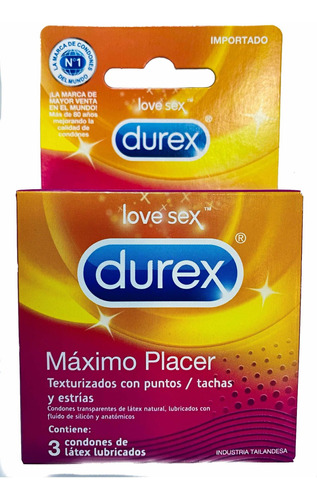 Condon Durex Maximo Placer 3u