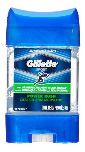 Desodorante Gillette Power Beads Rush Stick 82 G