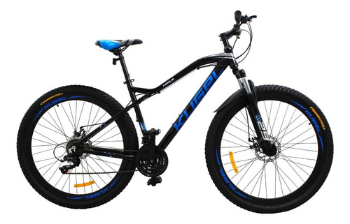 Bicicleta Montaña Rodada 29 21 Velocidades Kugel Horus Color Negro/Azul Tamaño del cuadro L
