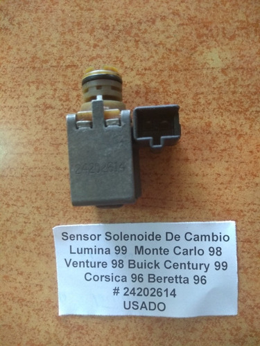 Sensor Solenoide Cambio Lumina 99 Century Buick 99 