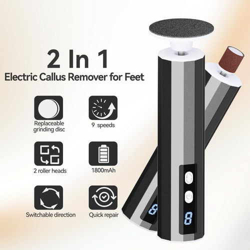 Removedor De Callos Para Pies, Removedor De Callos Eléctrico
