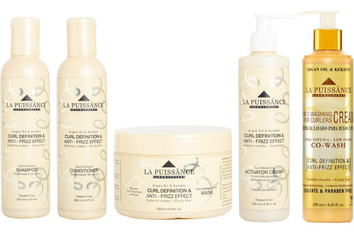 La Puissance Kit Curl Definition Sh+acond+masc+crema+cowash