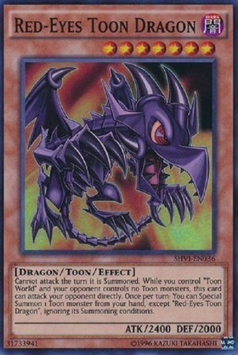 Dragón Toon De Ojos Rojos Super Raro Yugioh