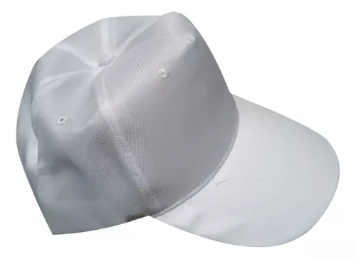 Gorra de tela Adulto Blanca - Gabardina Sublimable