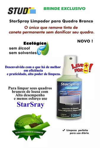 Limpador para quadro branco Stop Clean - 500 ml - Pincel Raro