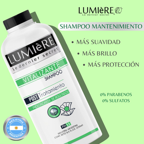 Keratina Para El Cabello Sin Formol + Shampoo Mantenimiento