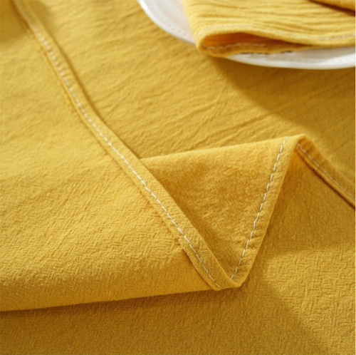 Manteles De Algodón Simplicity Wash, Mesa De Algodón