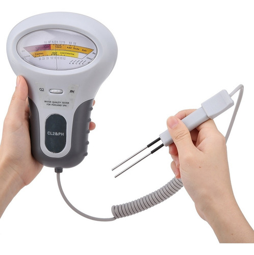 I Pc-102b Cl2 Mini Medidor De Cloro Y Ph Para Piscina Spa