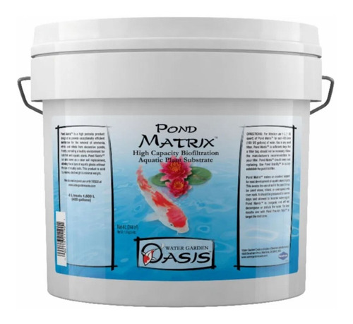 Imagen 1 de 2 de Seachem Pond Matrix 4 Lt Acondicionador Agua Acuarios