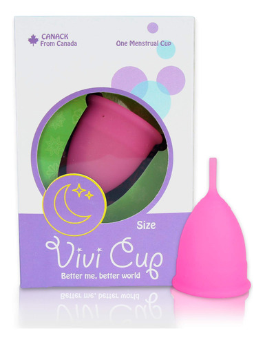 Vivi Cup Premium - Taza Menstrual Reutilizable, Higiene Feme