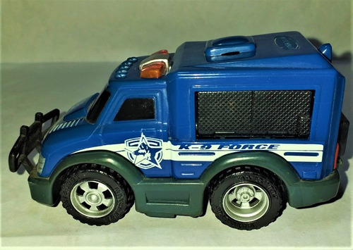 Autito Camión De Policía De Fuerza K-9. 2001. By Mattel.