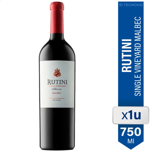 Vino Tinto Rutini Gualtallary Single Vineyard Malbec 750ml