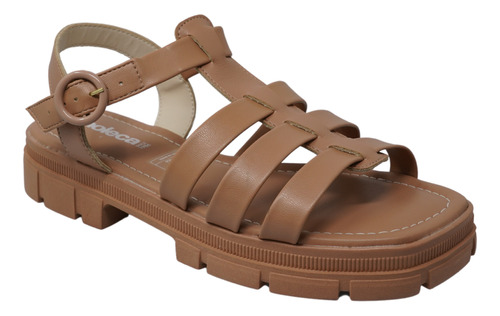 Sandalias Casuales Nude Zapatos Mujer Moleca 5475102