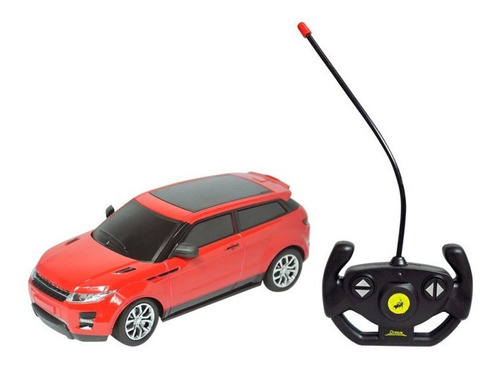 Carro Controle Remoto Sem Fio Suv Com Luz Dmt5052 Dm Toys Cor Vermelho