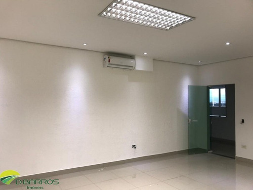 Excelente Sala Comercial Com 95,70 M2 Para Venda Ou Locação Planta Inteligente , Com Ar Condicionado. - 4678 - 34954987