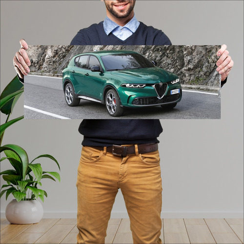 Cuadro 30x80cm Auto 2022 Alfa Romeo Tonale Ti 10 481