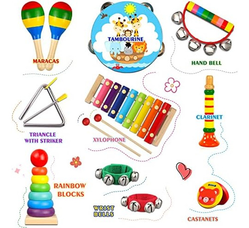 Instrumentos Musicales Looikoos Para Niños Pequeños