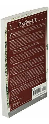 Book : Peopleware Productive Projects And Teams - Demarco,.