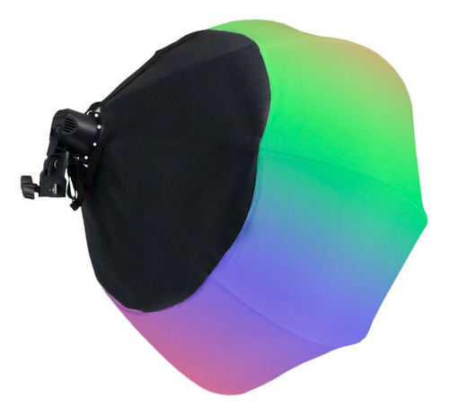 Softbox Balão Lanterna C/ Lâmpada Rgb 120w Para Fotografias