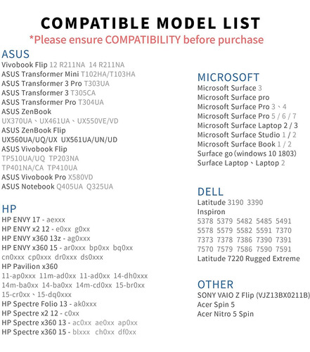 Stylus For Surface Pro Mpen4 0 Palm Rejection Tail E...