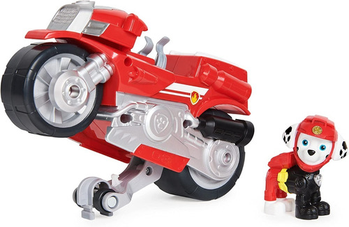 Paw Patrol Moto Pups Marshalls Deluxe Pull Back Motorcycle