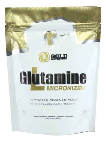 L- Glutamina 225grs Rápida Recuperación-gold Nutrition 