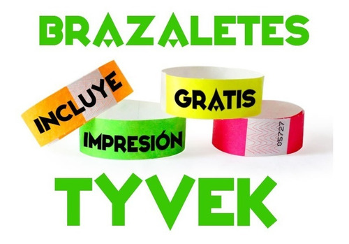 1000 Pulseras Personalizadas Balneario Eventos Fiestas Hotel