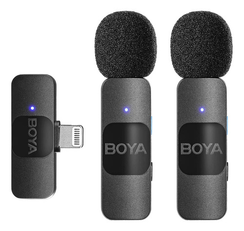 Micrófono Inalámbrico Profesional Dual Boya By-v2 Para iPhone