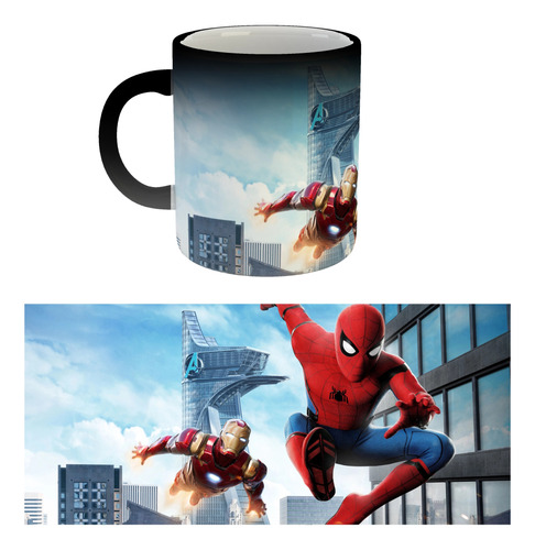 Taza Mágica Iron Man Tony Stark |de Hoy No Pasa| 5