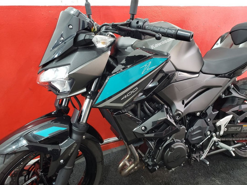 Kawasaki Z 400 Z400 Z-400 Abs 2023 Cinza