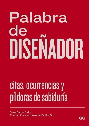 Palabra De Diseñador - Aa.vv, De Aa. Vv.. Editorial Gustavo Gili En Español