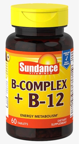 Vitamina B1 B2 B12 Y Niacina B3 Sundance 60 Tabletas Veganos