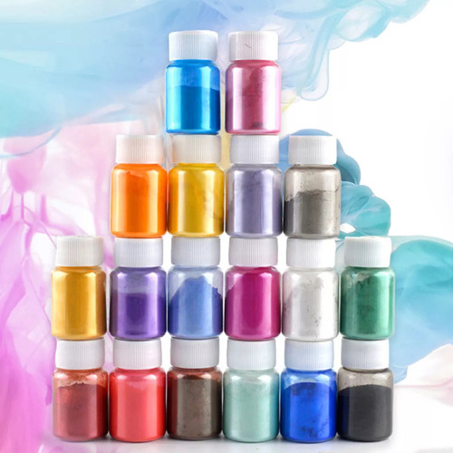 Color De Maquillaje Artístico Con Jabón De Mica Nacarada